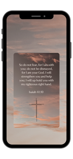 Isaiah 41:10 - Phone Wallpaper