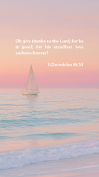 1 Chronicles 16:34 - Phone Wallpaper