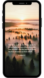 1 John 1:7 - Phone Wallpaper