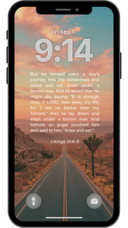 1 Kings 19:4-5 - Phone Wallpaper