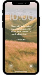 1 Peter 4:8 - Phone Wallpaper
