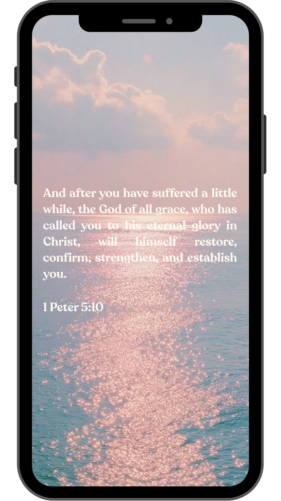 1 Peter 5:10 - Phone Wallpaper