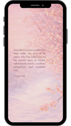 1 Peter 5:10 - Phone Wallpaper