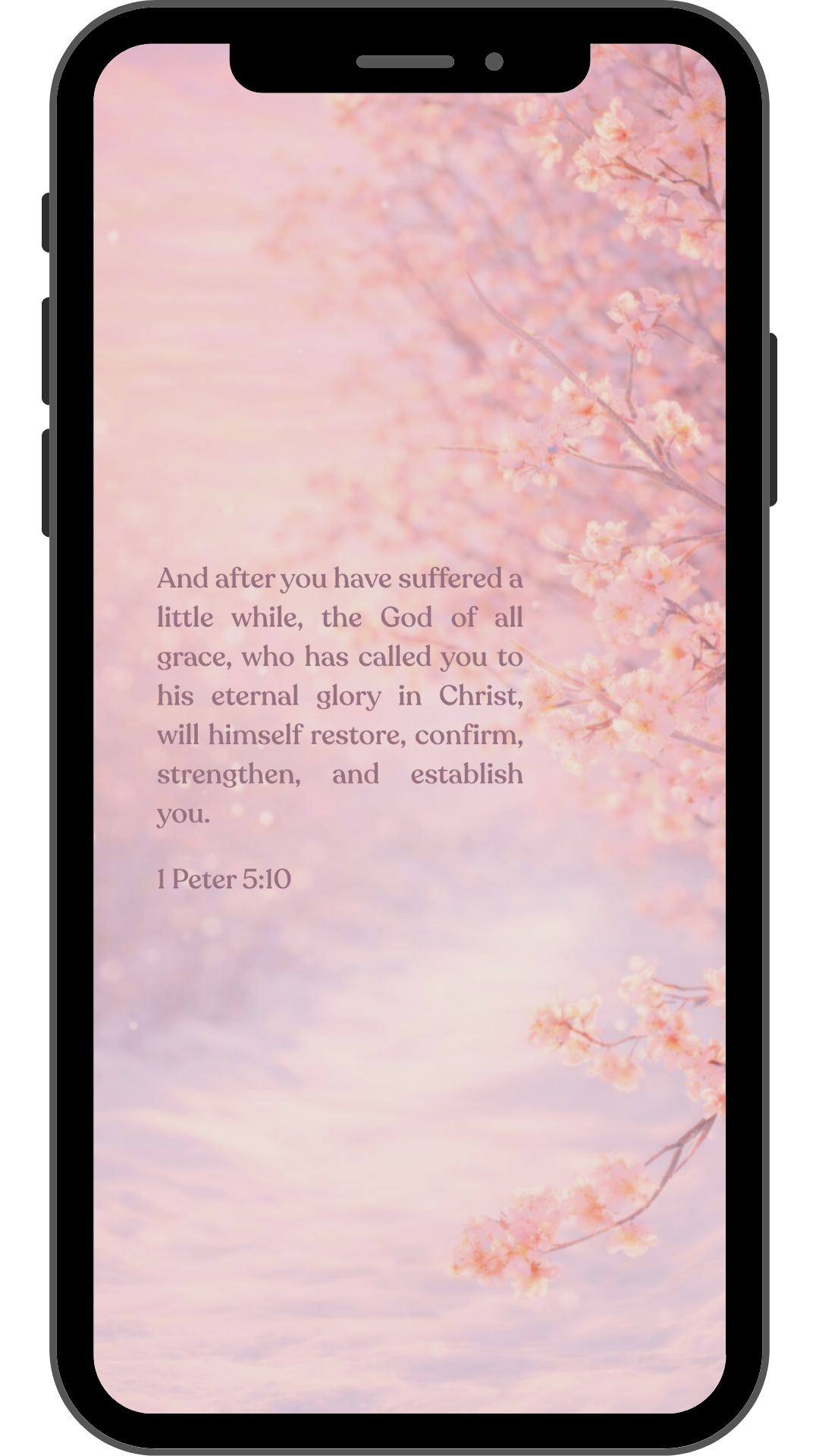 1 Peter 5:10 - Phone Wallpaper