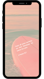 1 Peter 5:7 - Phone Wallpaper
