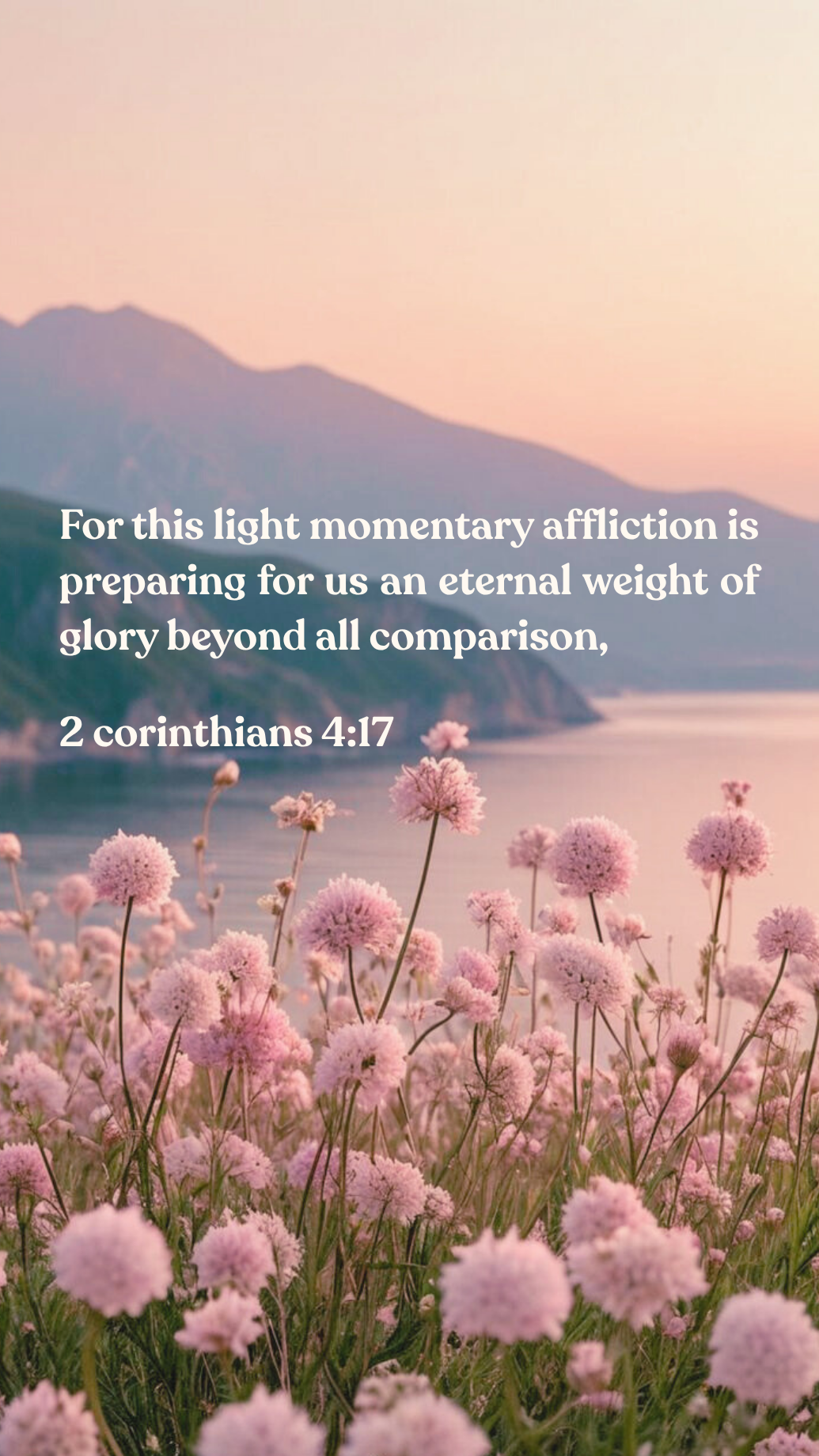 2 Corinthians 4:17 - Phone Wallpaper