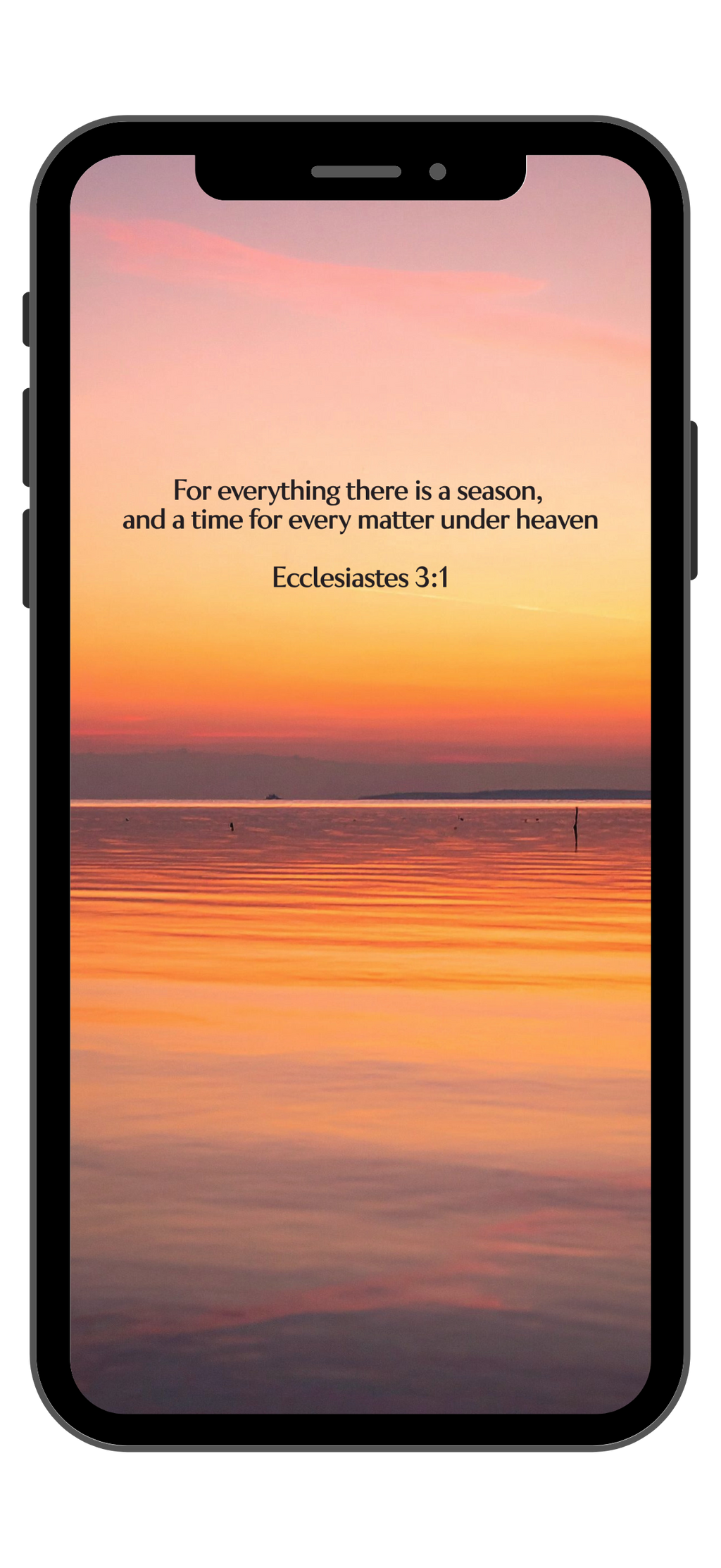 Ecclesiastes 3:1 - Horizon - Phone Wallpaper