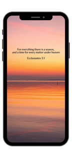 Ecclesiastes 3:1 - Horizon - Phone Wallpaper