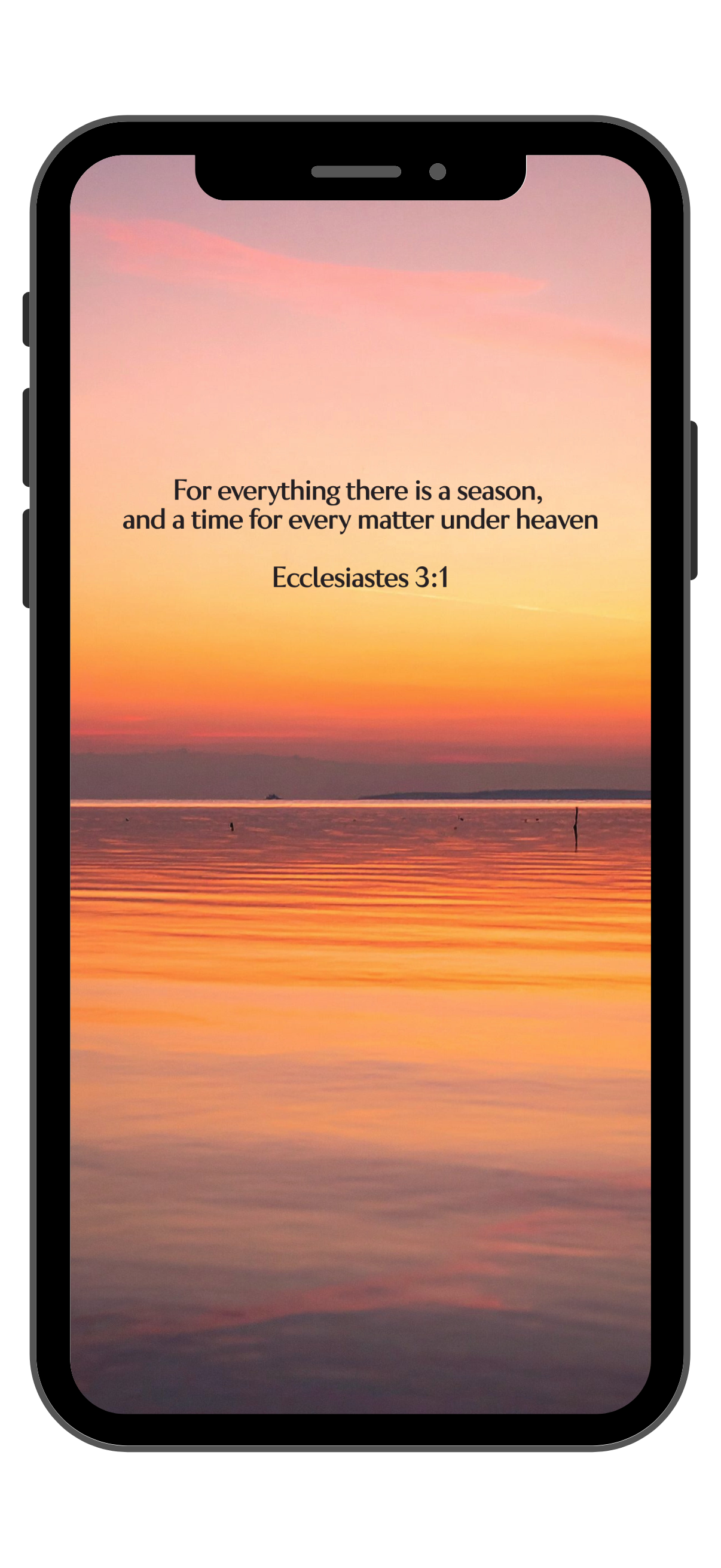 Ecclesiastes 3:1 - Horizon - Phone Wallpaper
