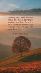 Colossians 3:13 - Phone Wallpaper