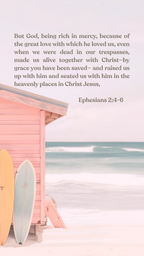 Ephesians 2:4-6 - Phone Wallpaper