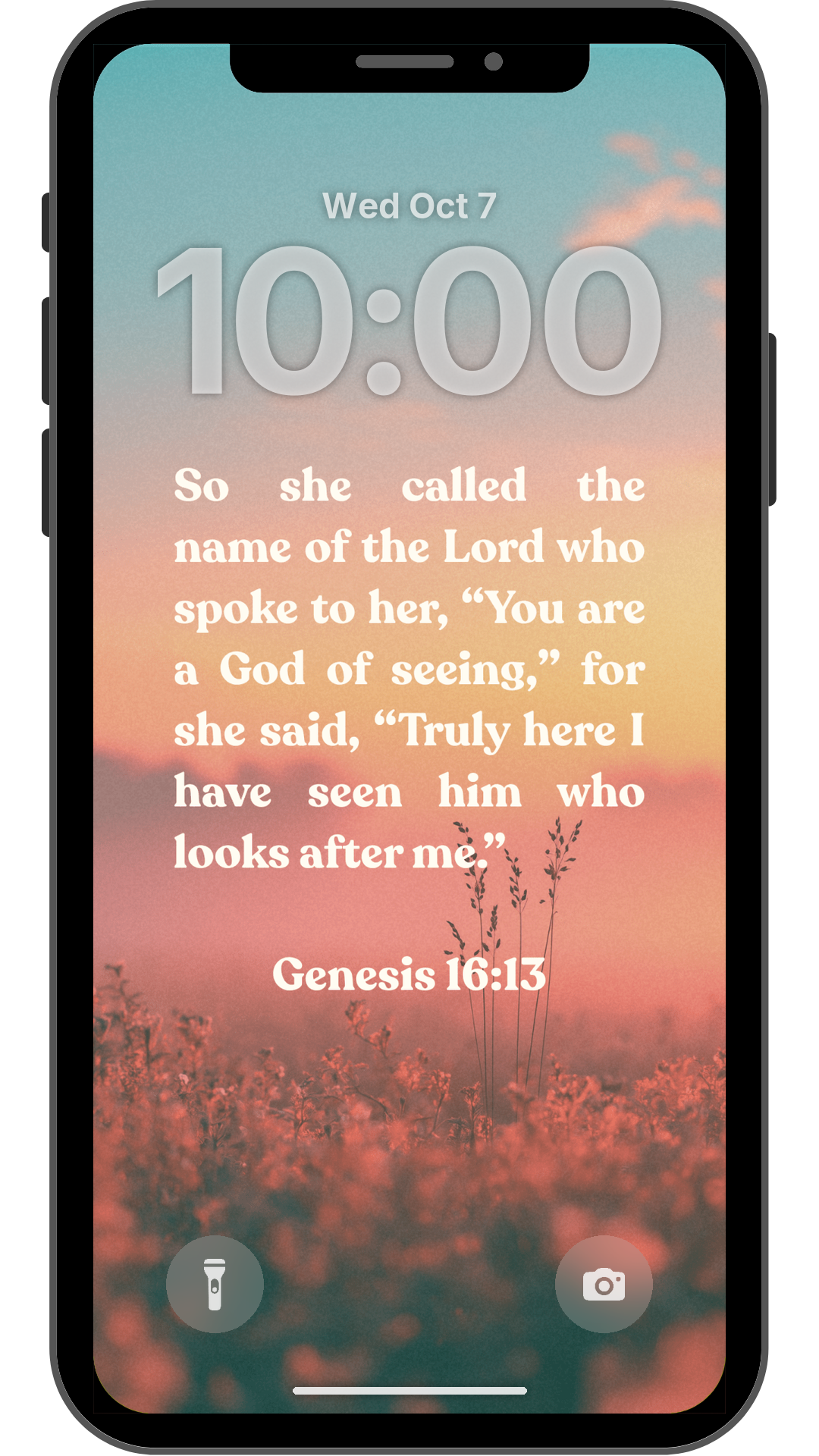 Genesis 16:13 - Phone Wallpaper