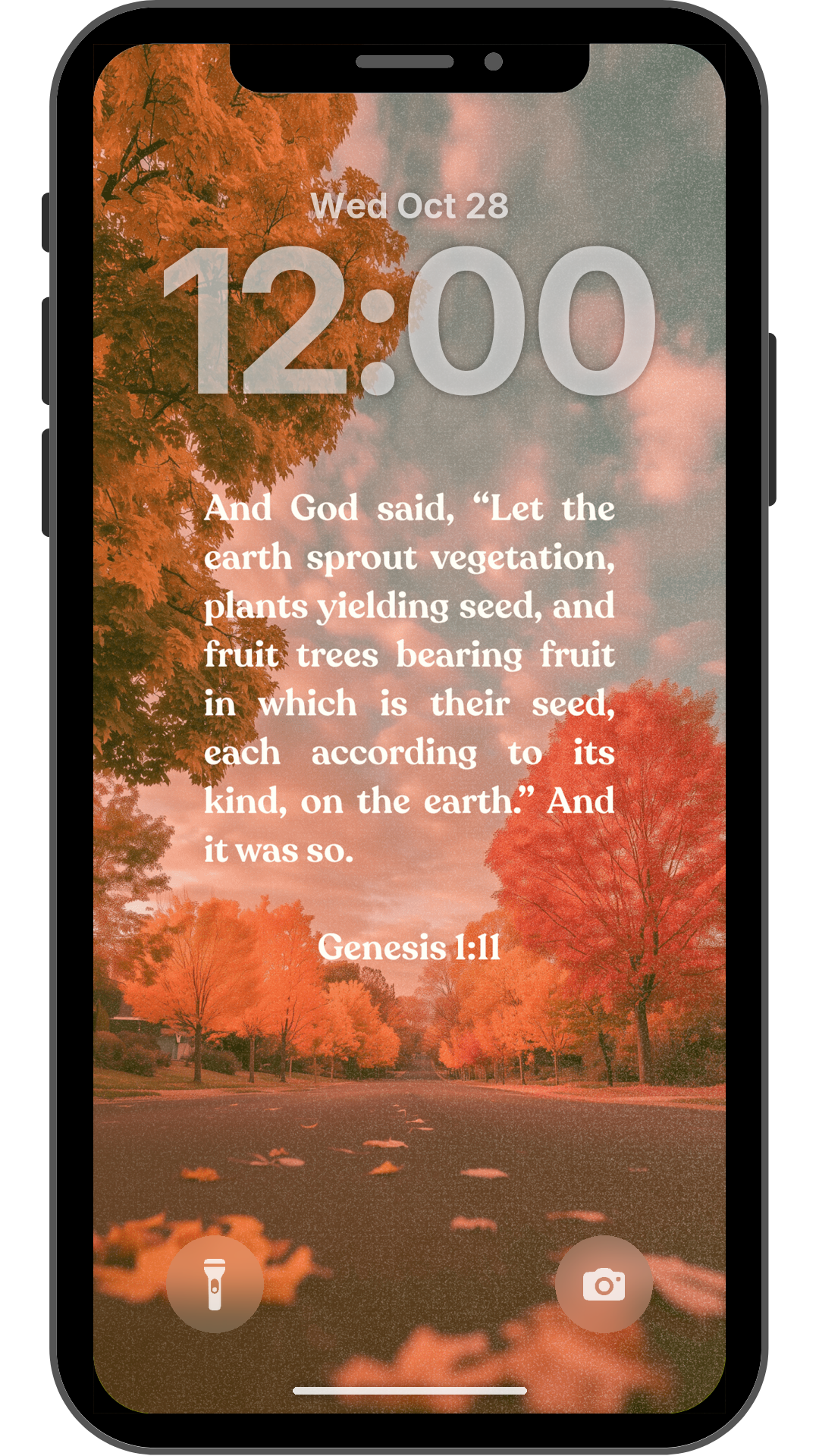 Genesis 1:11 - Phone Wallpaper