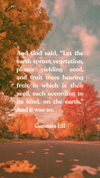 Genesis 1:11 - Phone Wallpaper