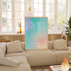 Proverbs 3:5-6 Bible Verse - Wooden Framed Art Print - Christian Wall Decor