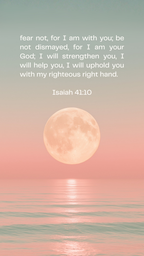 Isaiah 41:10 - Ocean - Phone Wallpaper