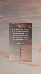 Isaiah 41:10 - Phone Wallpaper