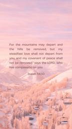 Isaiah 54:10 - Phone Wallpaper