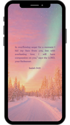 Isaiah 54:8 - Phone Wallpaper