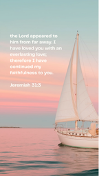 Jeremiah 31:3 - Phone Wallpaper