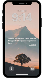 Job 13:15 - Phone Wallpaper