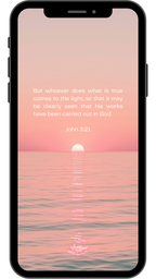 John 3:20-21 - Phone Wallpaper