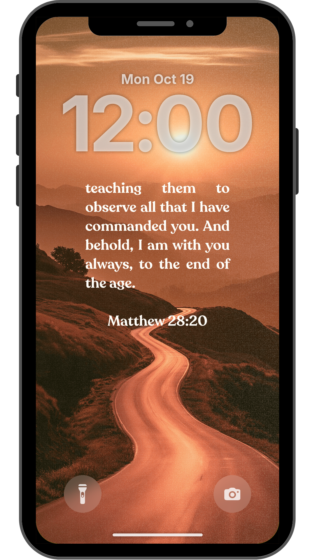 Matthew 28:20 - Phone Wallpaper