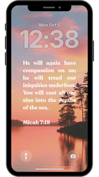 Micah 7:19 - Phone Wallpaper