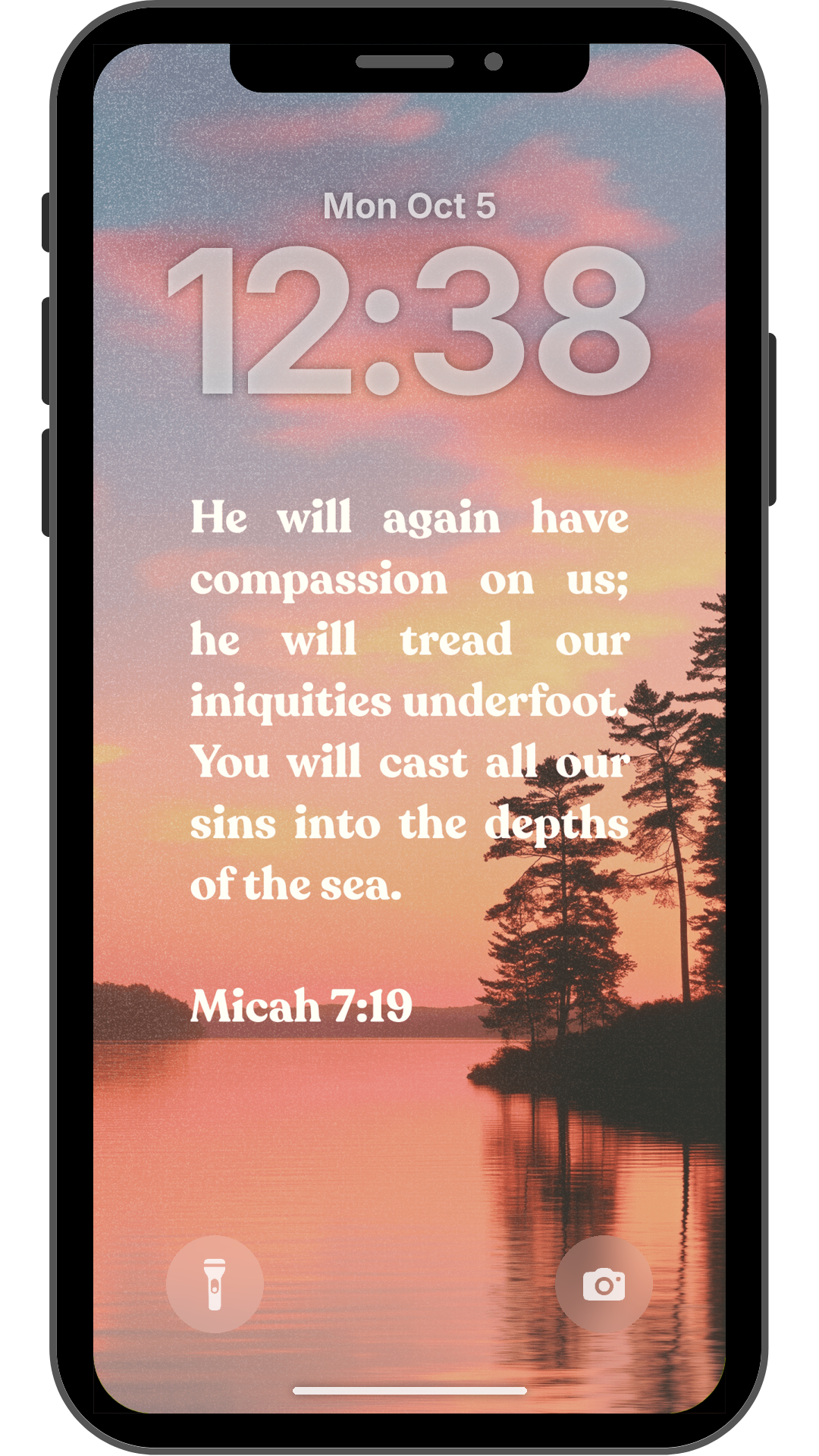 Micah 7:19 - Phone Wallpaper