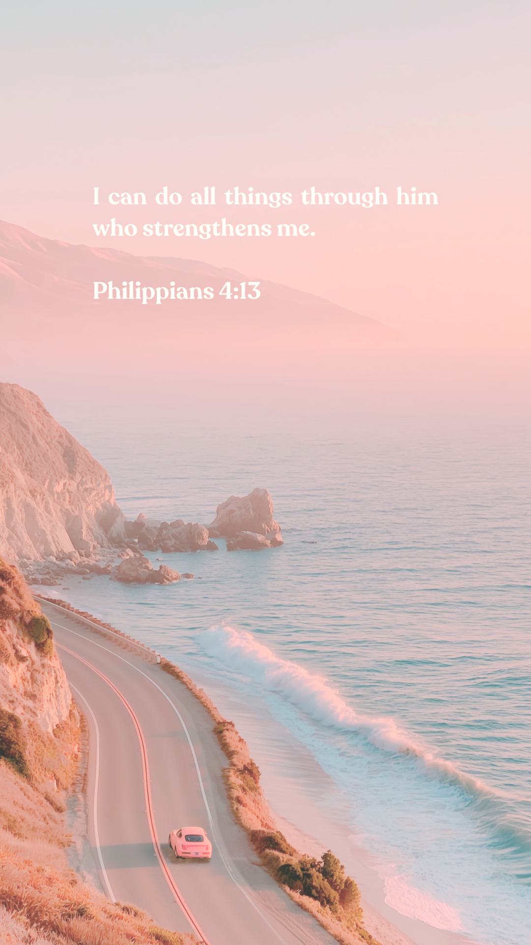 Philippians 4:13 - Phone Wallpaper