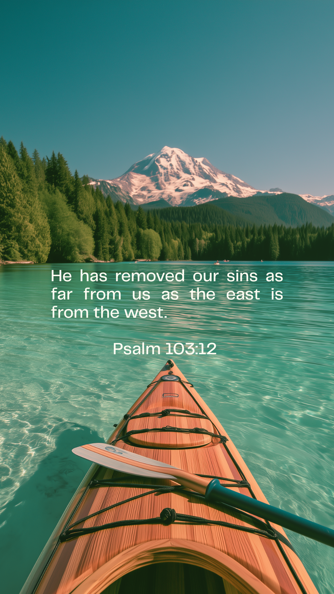 Psalm 103:12 - Phone Wallpaper