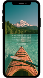 Psalm 103:12 - Phone Wallpaper