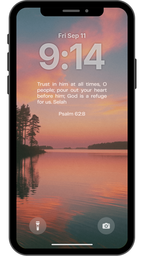 Psalm 62:8 - Phone Wallpaper