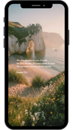 Psalm 75:1 - Phone Wallpaper