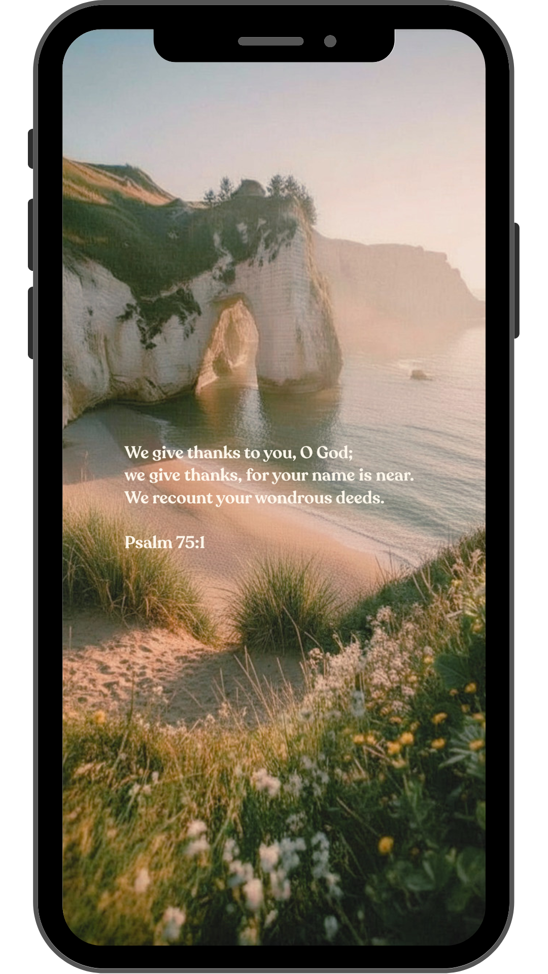 Psalm 75:1 - Phone Wallpaper