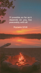Romans 12:18 - Phone Wallpaper