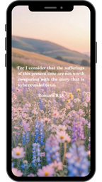 Romans 8:18 - Phone Wallpaper