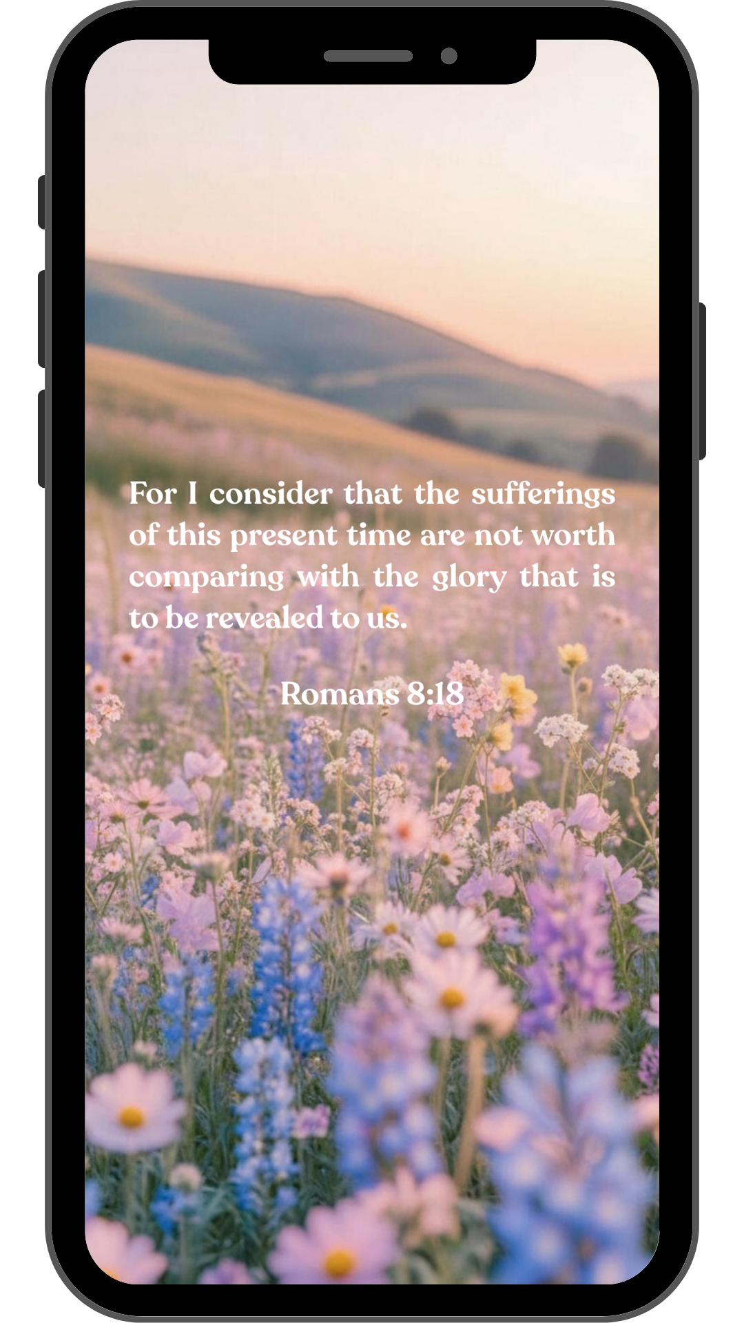Romans 8:18 - Phone Wallpaper