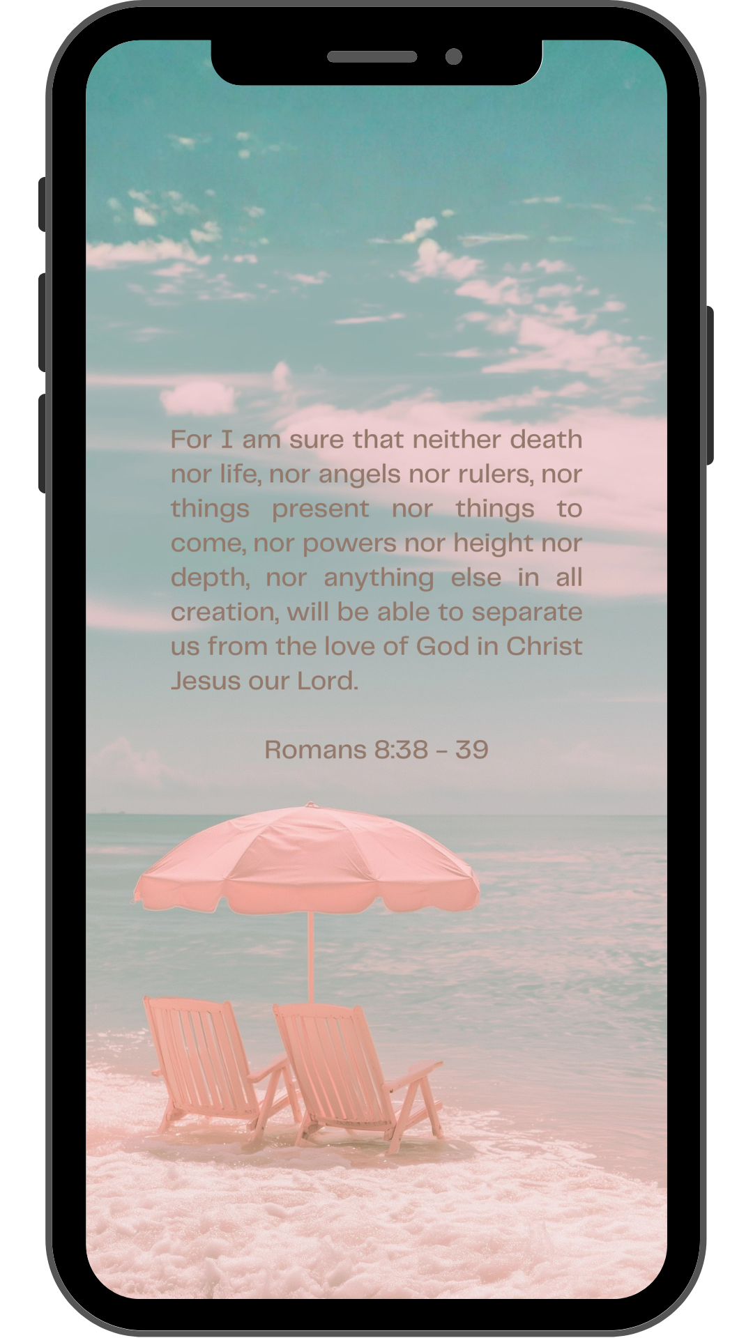 Romans 8:38-39 - Phone Wallpaper