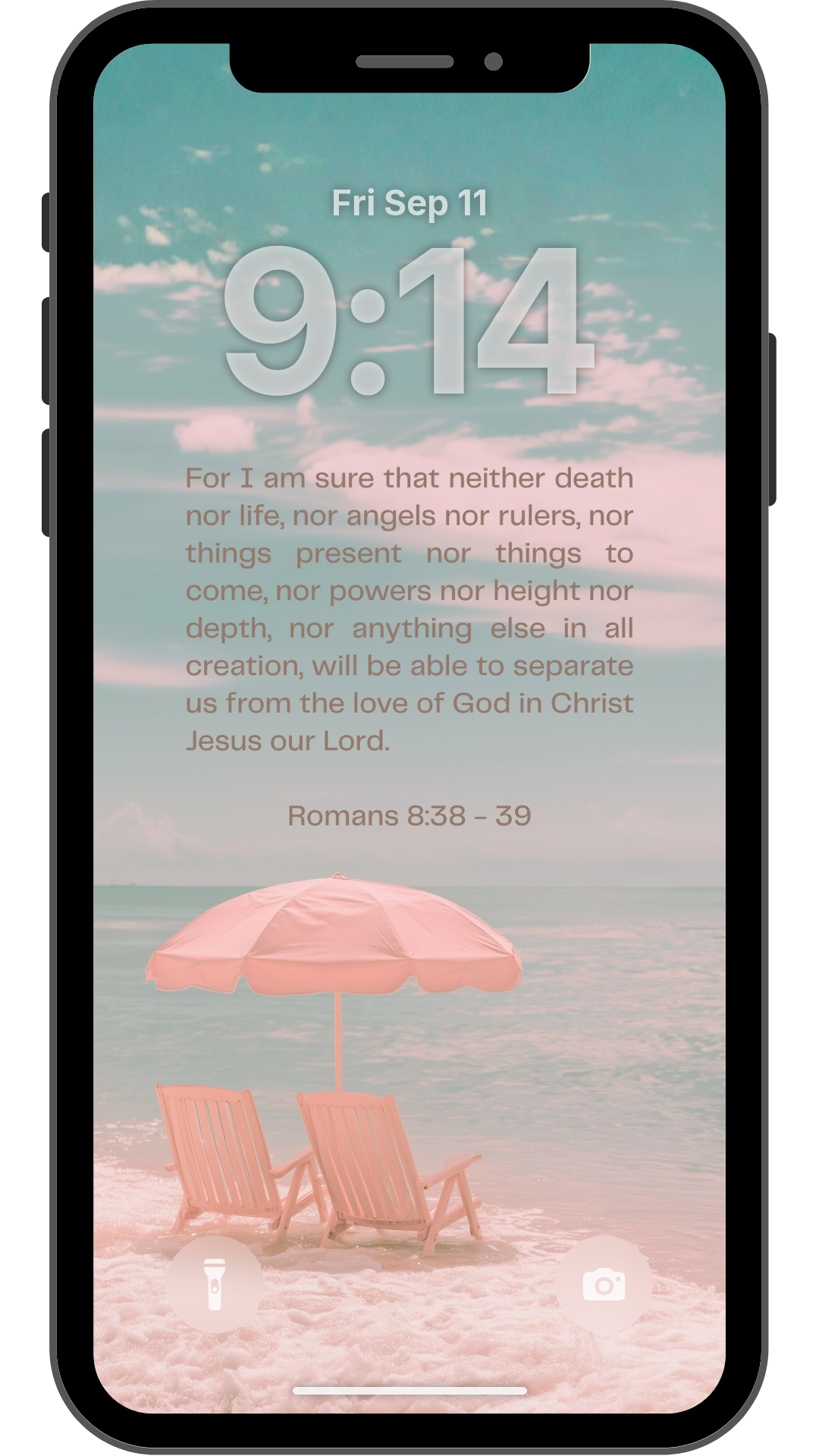 Romans 8:38-39 - Phone Wallpaper