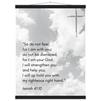 Isaiah 41:10 Bible Verse - Hanger Art Print - Christian Wall Decor