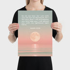 Isaiah 41:10 - Ocean - Bible Verse Art Print - Christian Wall Decor